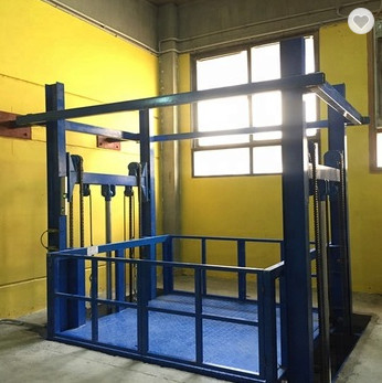 1500 kg 15 ton winda towarowa na pokładzie statku ze stali pionowej windy towarowej