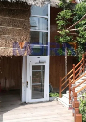 2,5 m / s 1250 kg Panoramiczny szklany podnośnik Widok 360 stopni Przezroczysta winda